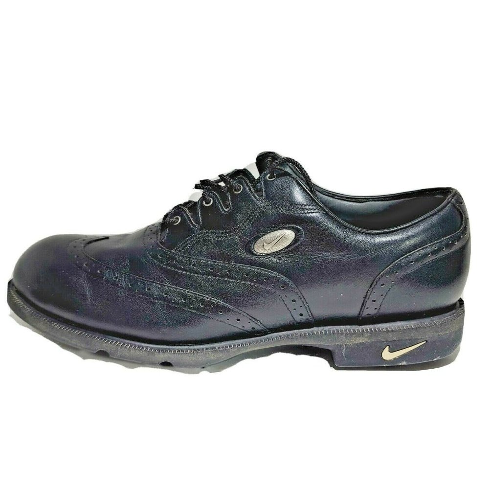 Nike Golf Kempshall Last Vtg Black Shoes Sz 10